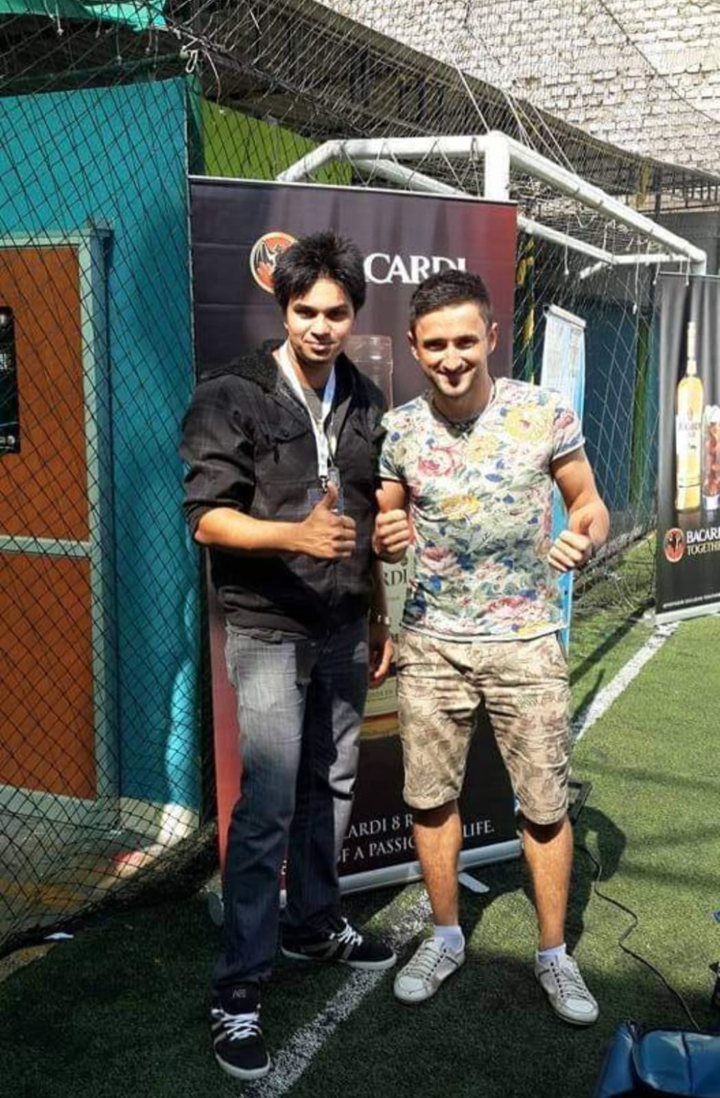 With Alexander Shtifanov — Bacardi event